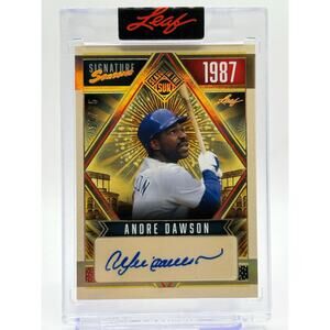 2025 Leaf Seasons In The Sun ANDRE DAWSON 1987 Signature Seasons 34/35 Auto Cubs